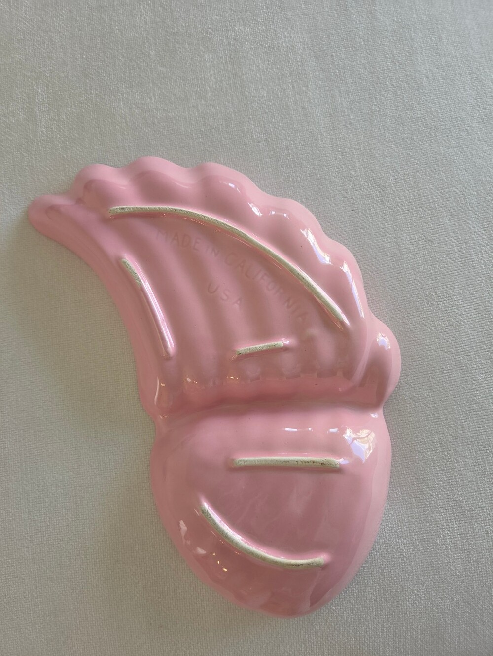 Pink Shell Ceramic Serving Dish - Picture 3 of 5